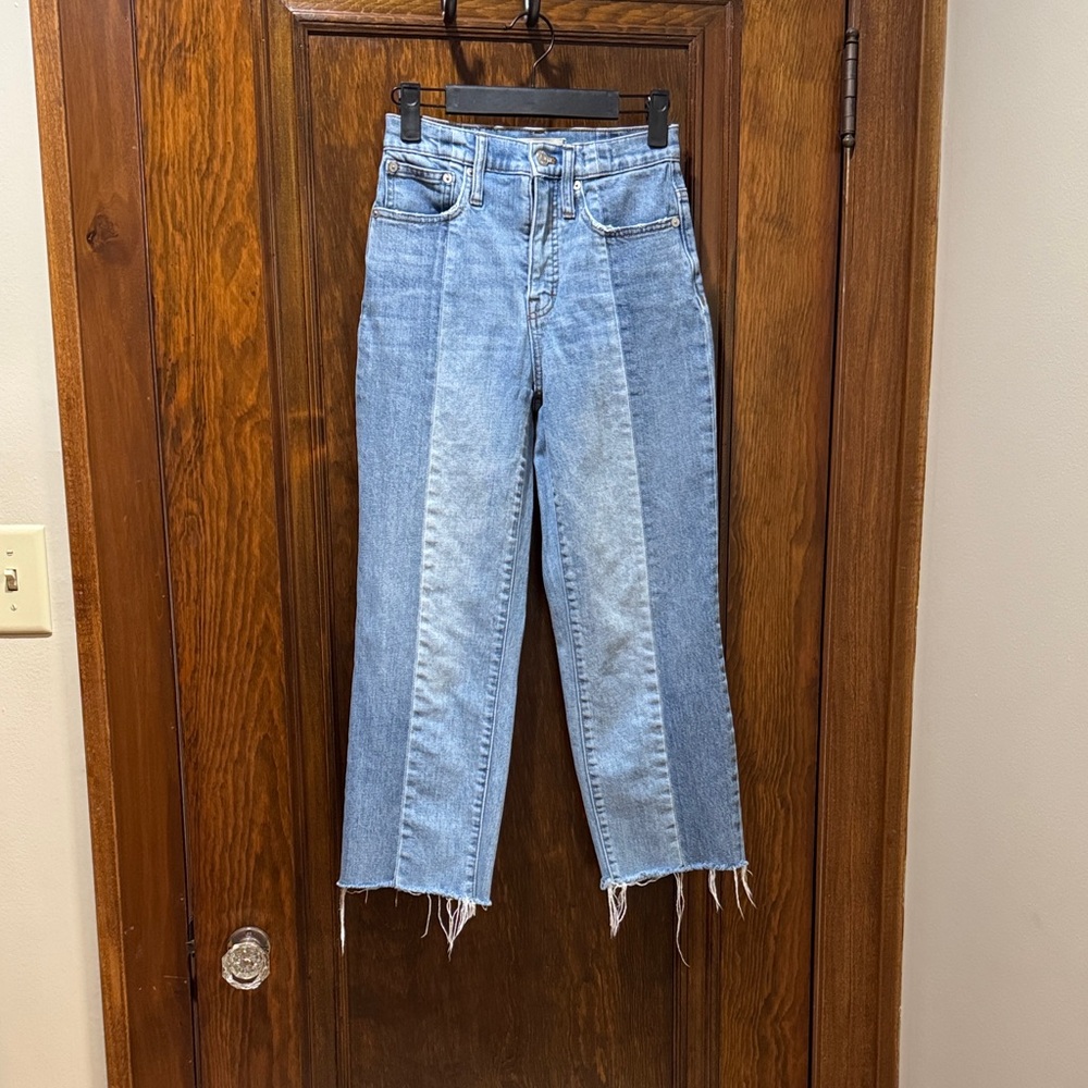 Madewell High-Rise Two-Tone Blue Jeans - Women's
